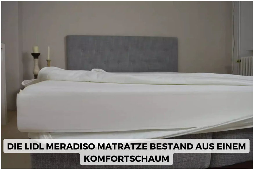 Lidl Meradiso Matratze Schaumschicht
